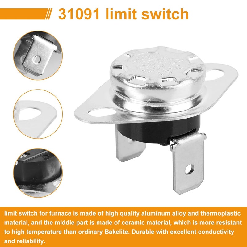 uhzz 31091 Limit Switch for Atwood/Dometic RV Furnace Limit Switch Replacements （2-pack) - Image 4